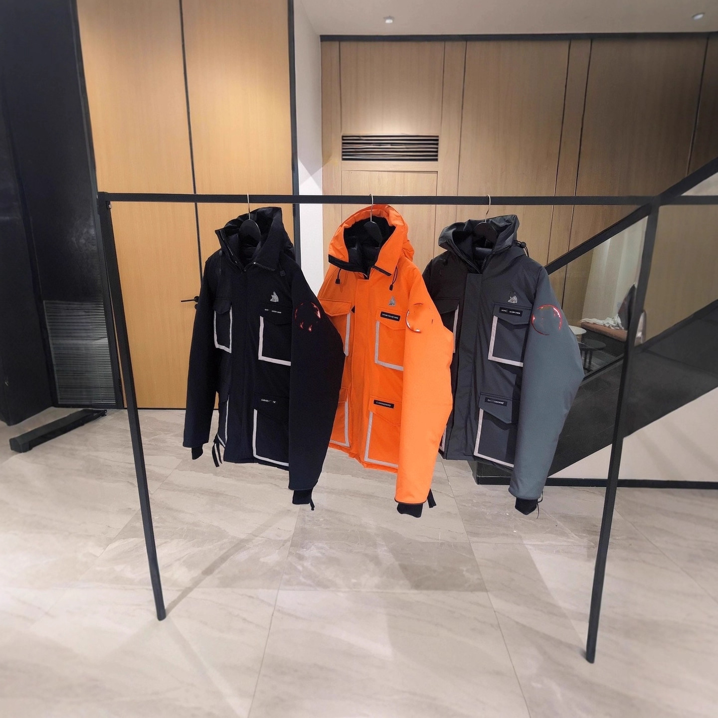 鹅家羽绒服加拿大3M猫头鹰联名款男女中长情侣派克大衣外套4071M