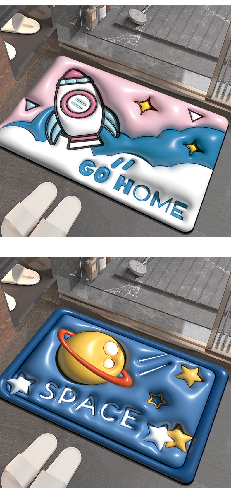 地垫地毯,吸水地垫,卡通地垫,硅藻泥地垫,浴室地垫