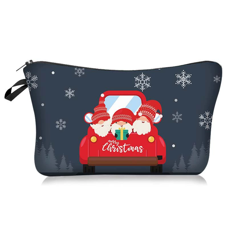 Mai Leopard's new Santa series cosmetics bag handbags and wash bags