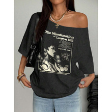 O 83253 Vintage washed printed tee ����ˮϴӡ������羳