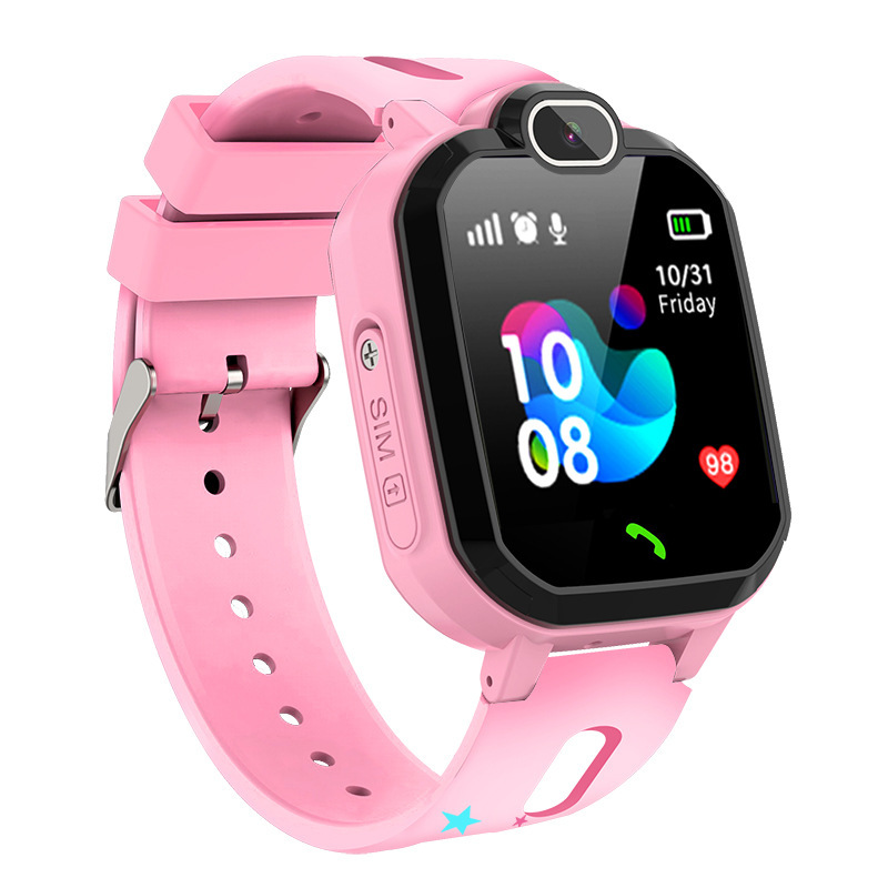 Cross-border children's phone watch smart positioning watch long standby puzzle game music learning phone watch manufacturers