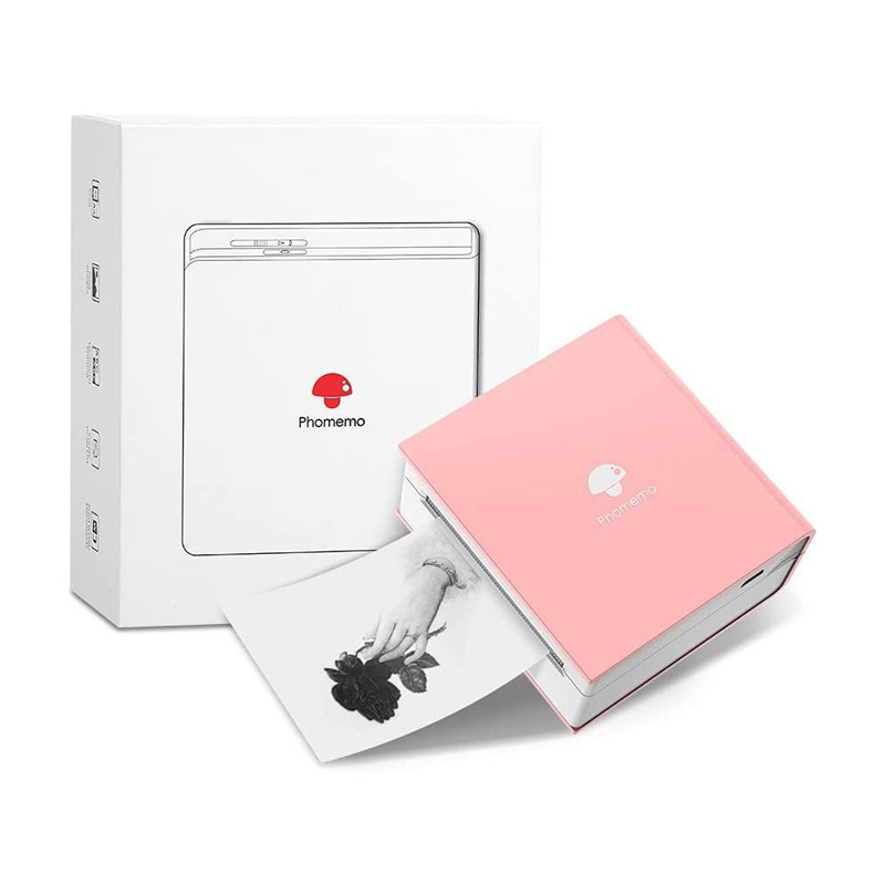 M03AS Impresora incorrecta de impresión Xiansen Versión en el extranjero del teléfono móvil Bluetooth Conexión sin tinta Máquina doméstica para estudiantes de 300DPI