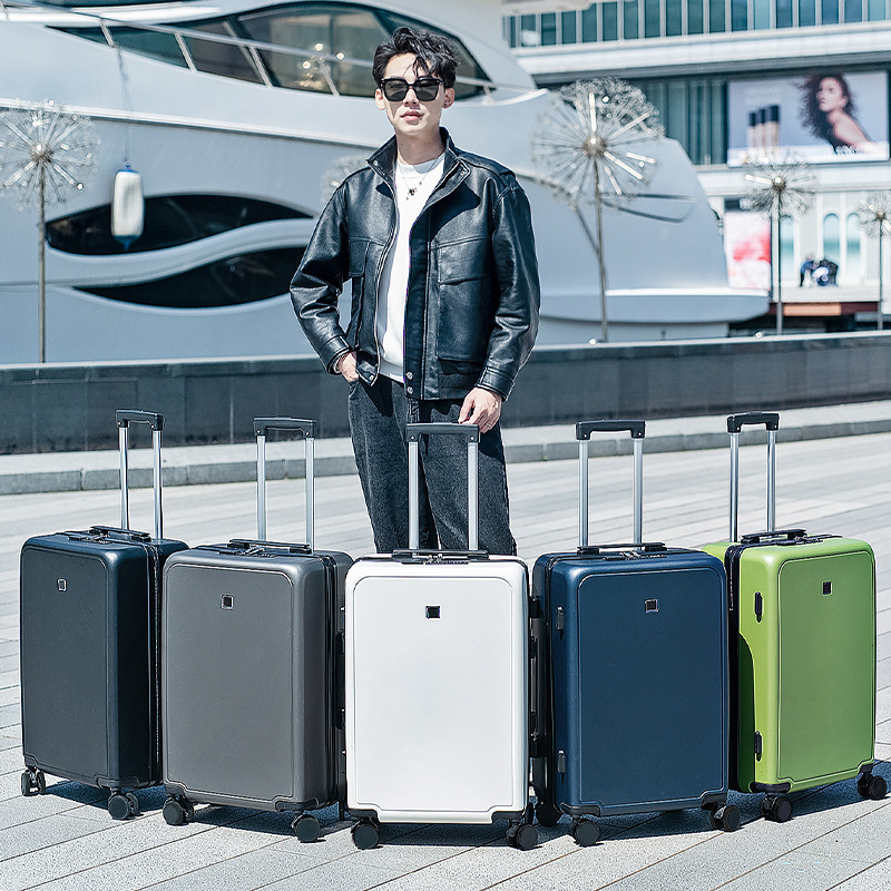 新しい 20inch 多機能スーツケース充電式男の子耐久性のあるユニバーサルホイールトロリーケース搭乗パスワードスーツケース|undefined