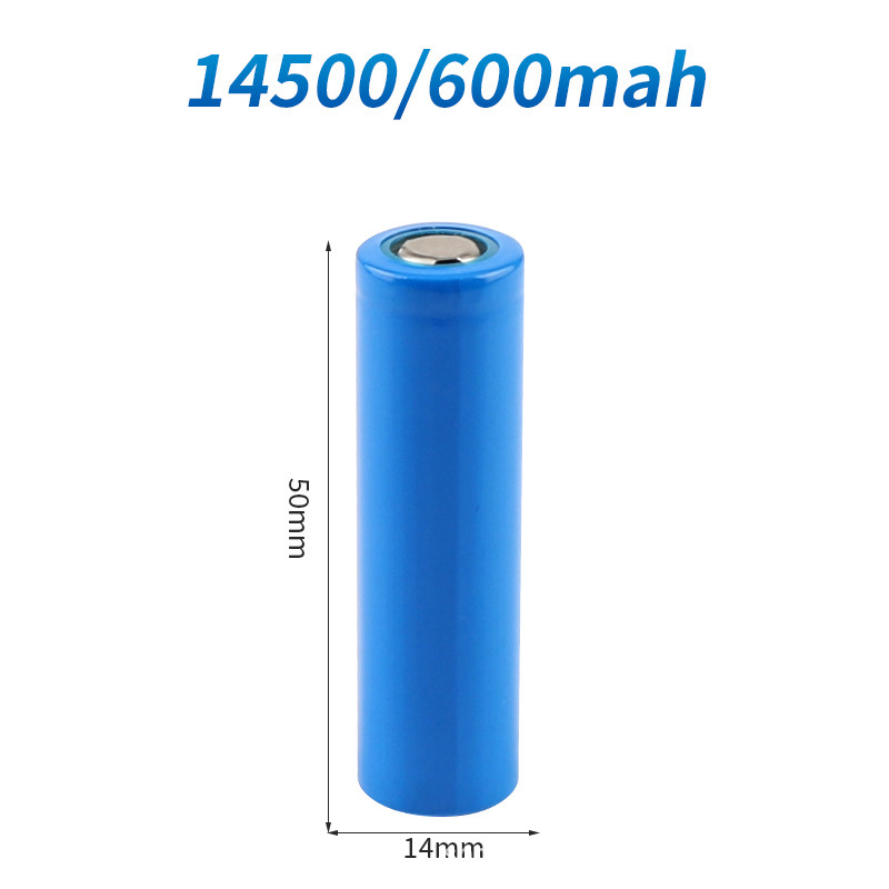 3.7v 18650リチウム電池800-2000mah大容量3.7v 14500足容平チップコア|undefined