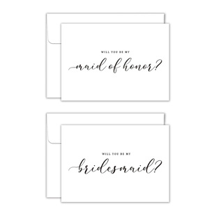 4�����￨ 2���s�uŮ�Ϳ�Will You Be My Bridesmaid Card