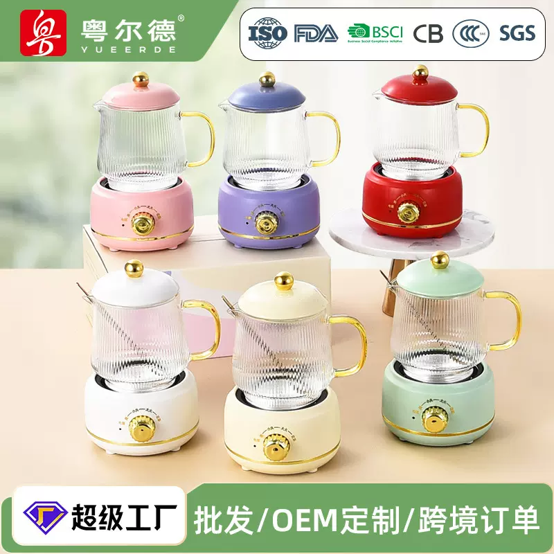 粤尔德直供多功能煮茶器高颜值迷你养生杯家用小型养生壶节日礼品