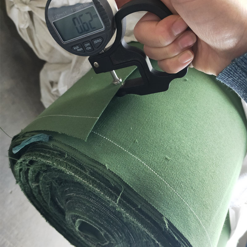 Personalizado cifrado ignífugo aire acondicionado central salida de aire suave tela de conexión al por mayor verde militar lienzo verde de silicona