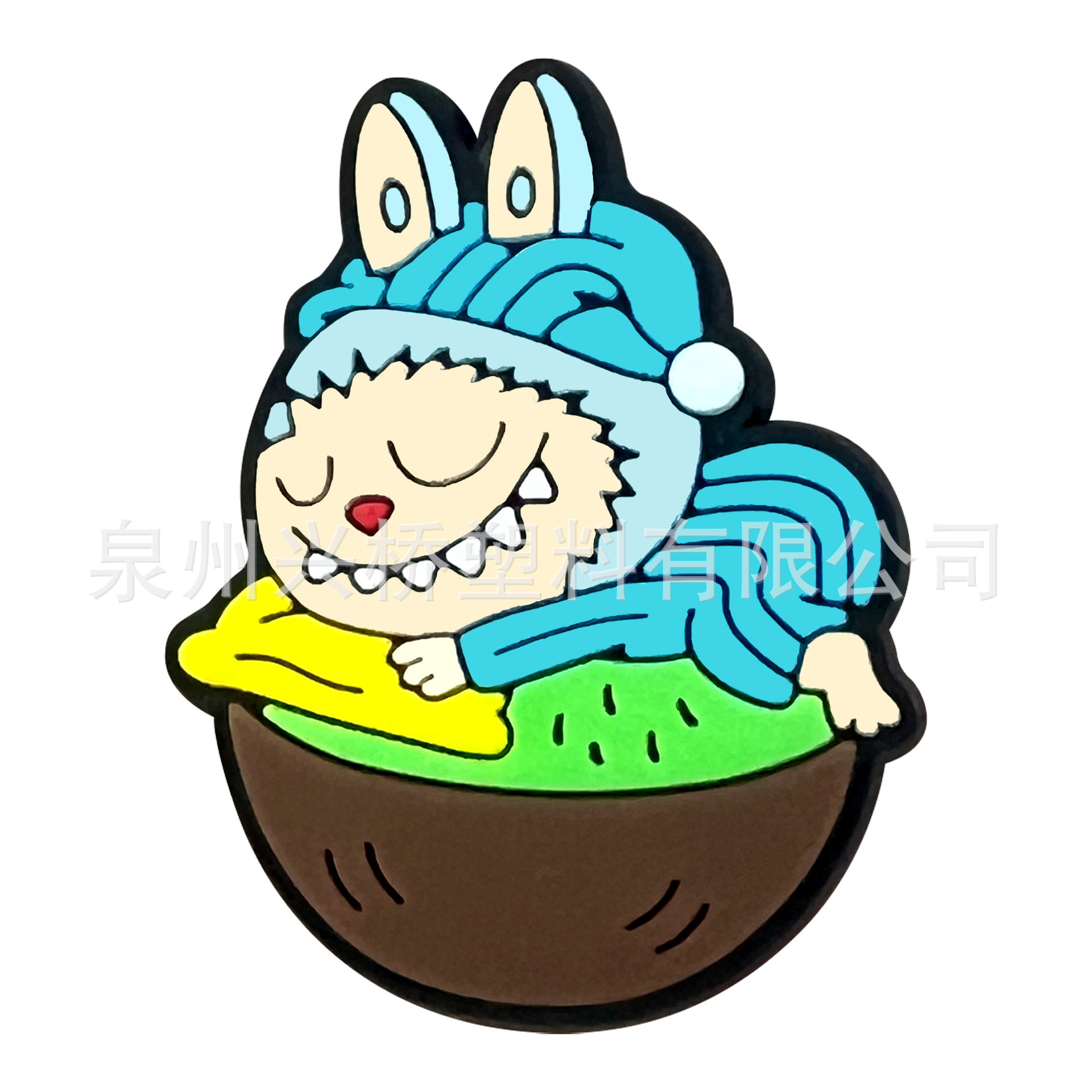 Labubu クロスボーダークロックス diy アクセサリーかわいい PVC ソフトゴム装飾バックル卸売クロックス靴アクセサリー