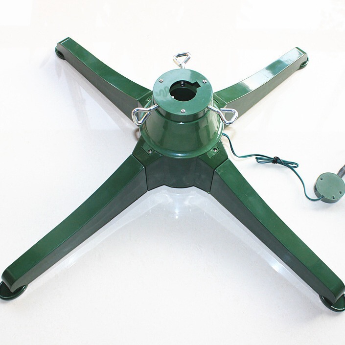 Multi-Specification Plug Large Christmas Tree Electric Rotating Base Tree Foot Bracket Two-Way Rotation