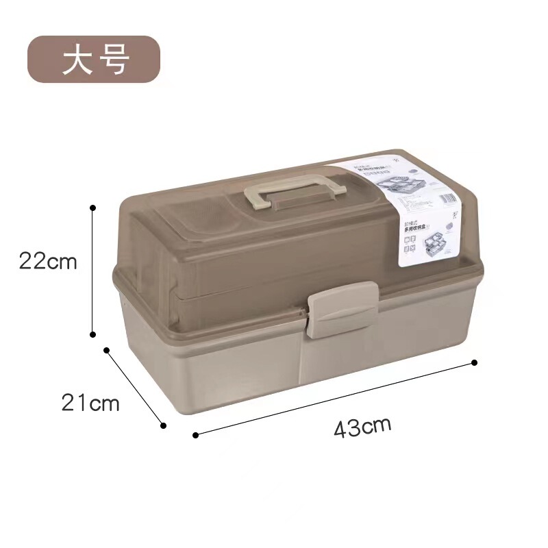 アートボックス 3層ツールボックス 収納ボックス 特殊整理ボックス 多機能家庭用スーツケース Guka収納ボックス|undefined
