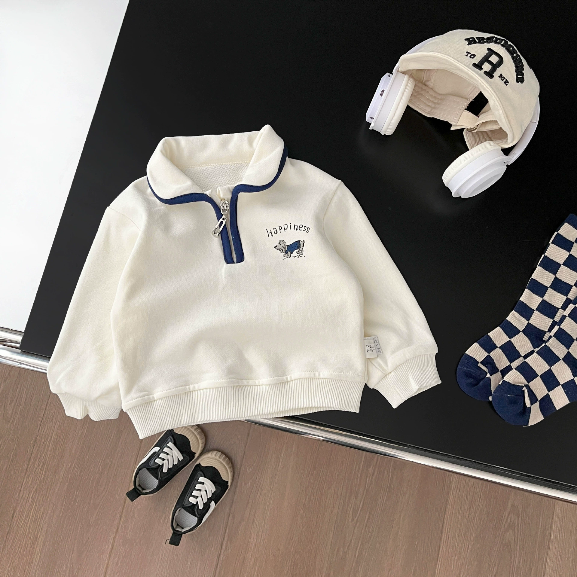 Children's spring sweatshirt, long-sleeve for men and women girl's, western style