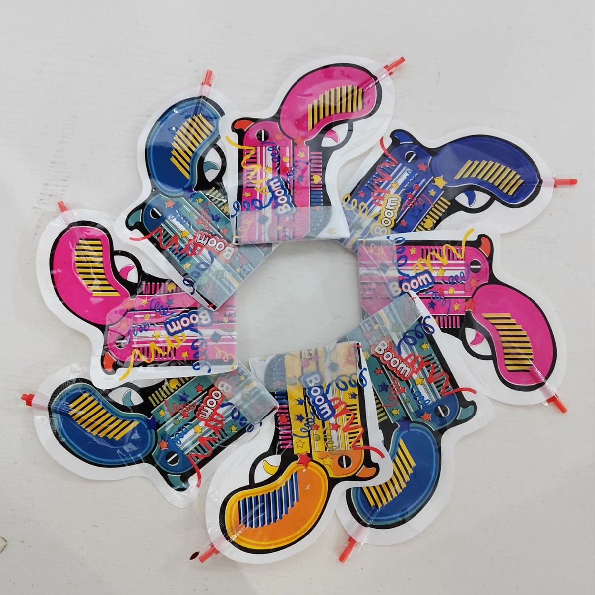 Celebritad en línea infláble pistola de regalo de Año Nuevo boda Copa del Mundo bar atmósfera de fiesta de cumpleaños de apertura pistola de regalo de mano