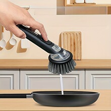 Q 79040 Long handle liquid pot brush ������Һ��ˢ�羳��