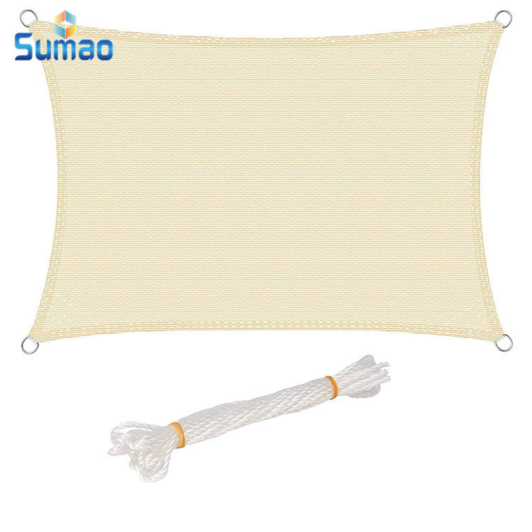 跨境电商亚马逊热销HDPE抗uv户外天幕三角四角遮阳帆带不锈钢配件
