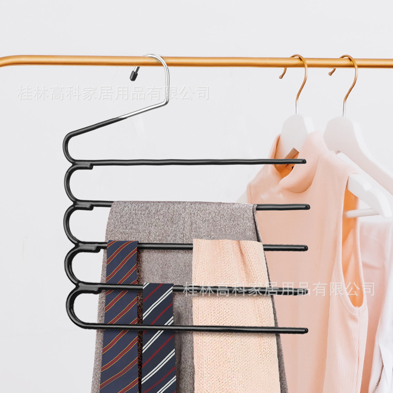 Штаны для домашнего использования, универсальная нескользящая вешалка, шарф, галстук, система хранения, Amazon