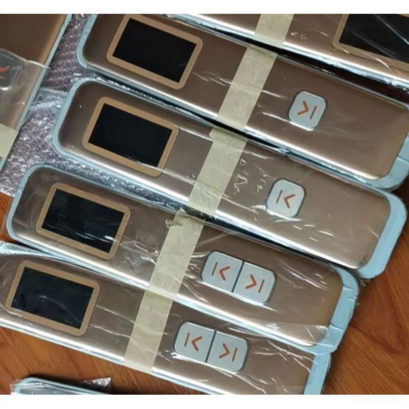 日立电梯别墅梯VIB-633/634香槟外呼面板 C0026313-C按钮数显面板