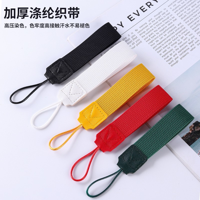 厂家批发来图打印杯子挂绳户外便携防摔吊带简约纯色证件手机挂绳