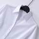 V-Neck White Shirt Women's Spring and Summer Long-Sleeved Business Wear Hotel Dress White-Collar Fashion Reception Work Clothes Work Shirt