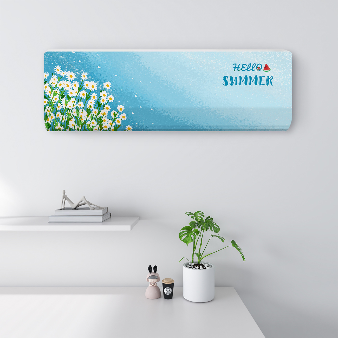 Aire acondicionado cubierta a prueba de polvo 2024 nueva cubierta de aire acondicionado colgante tipo colgante general Glimie todo incluido Haier cubierta de aire acondicionado