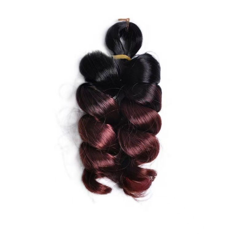 Fábrica directa de 12 pulgadas French Loose Curl Crochet Hair nuevo estilo de cabello de crochet africano