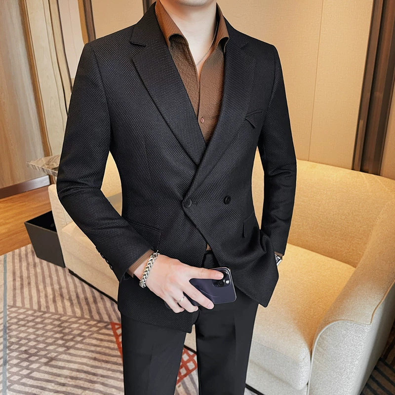 Модный костюм для отдыха, мужское белое пальто, оптовая продажа, slim fit