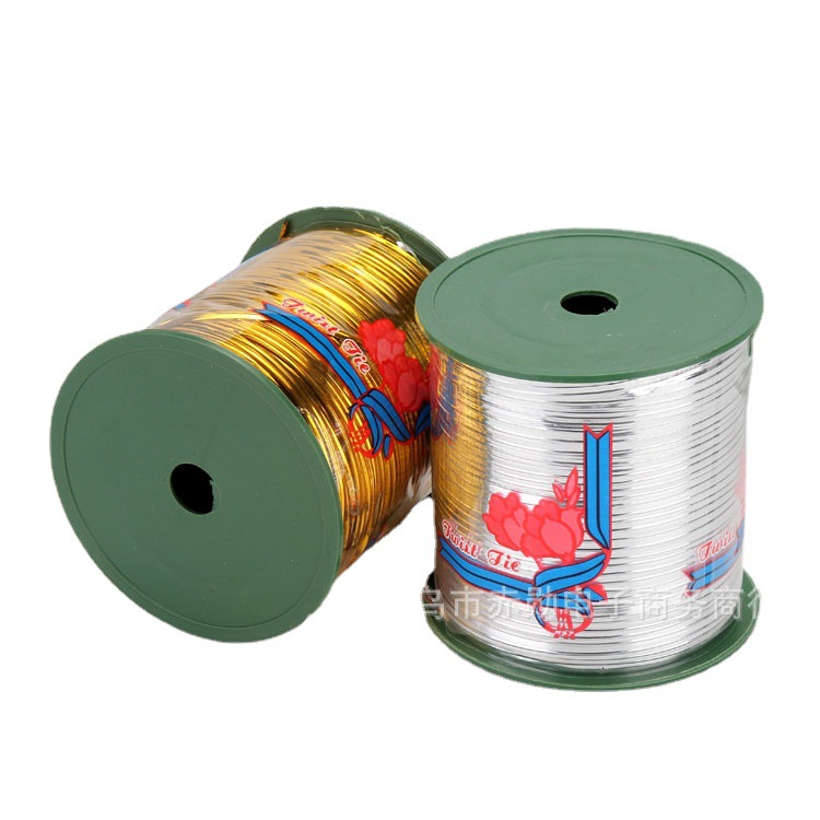 De color de metal recubierto de plástico galvanizado de hierro de alambre de encuadernación de alambre de embalaje bolsa de pan cuerda de sellado