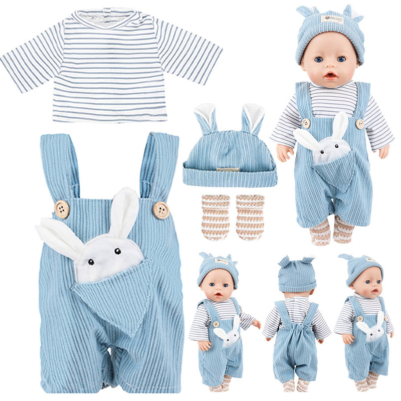 Cross-Border Hot-Selling Items 43cm Summer Doll Clothes for Fall and Winter 18inch American Girl Doll Clothes and Accessories Wholesale