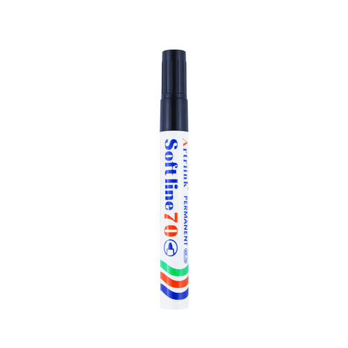 Shield Black Large Capacity Oil-Based Marker Red Blue Quick-Dry Erasable Logistics Label Marker