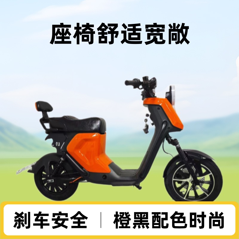 12-Inch 48V U2 Factory Direct Sale Fashionable Lithium Battery Electric Motorcycle with Registration Capability Electric Bike