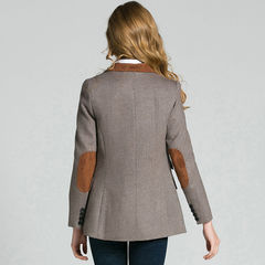 Ironing cloth patches to patch holes in sleeves and elbow patches for adult pants and knee holes to patch large children's clothing patches