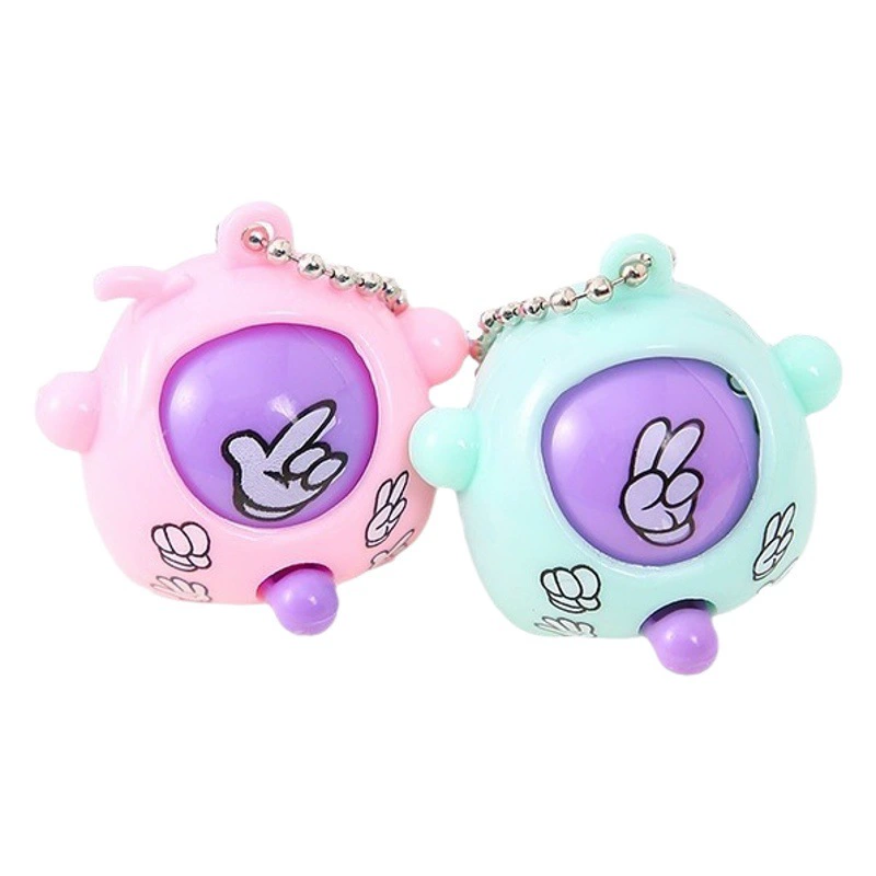 Встряхнуть звук Взрыв гадача игра Яйцо Брелок ножницы камень ткань лицо твист яйцо игрушка творческий подарок в наличии прямые продажи