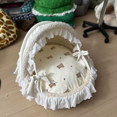 全解体マルジス・ヨークシャーの小型犬の巣揺りかごの巣は四季を通じてペットの揺りかごの猫の巣があります。