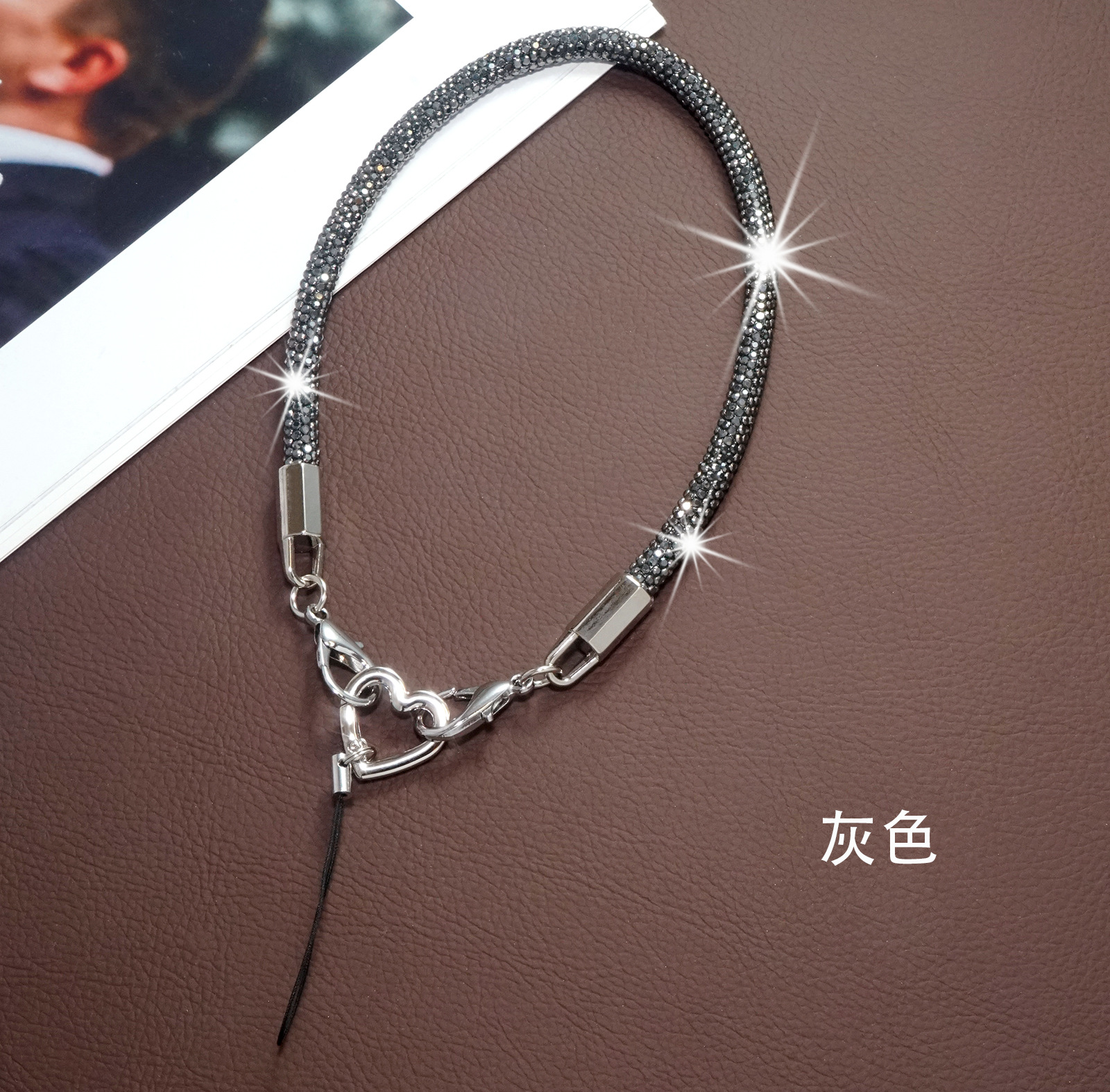 회색 [0.7cm 손목 로프]]