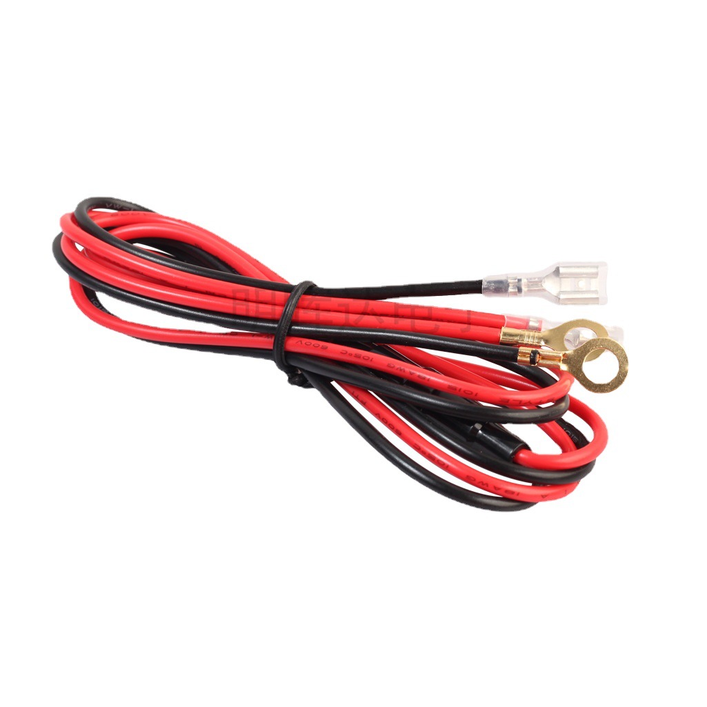 新款热卖 18awg裸铜线汽车点烟器母座和汽车电源的连接电源线