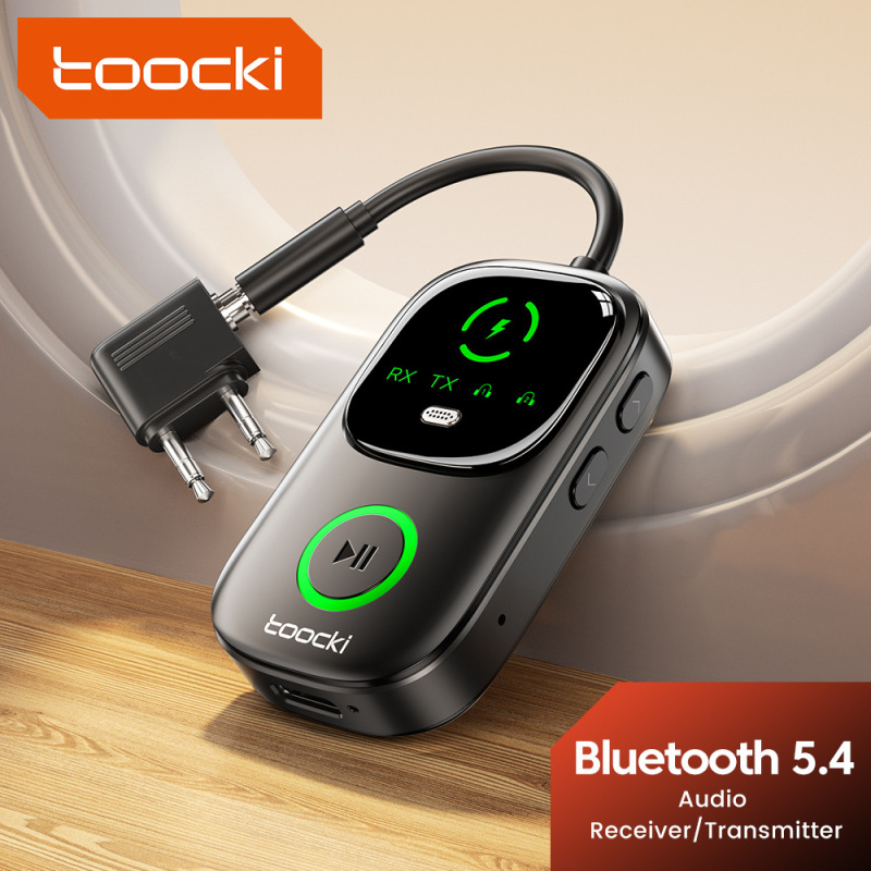 Toocki Bluetooth 5.4 レシーバー トランスミッター AUX ツーインワン 車 航空機 ホーム Bluetooth オーディオ アダプター|undefined