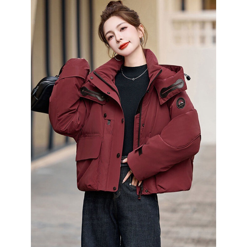 Super Stylish Women's down Jacket, Winter 2024 New Model, Short Style for Petite Women, Fashionable and Warm Coat