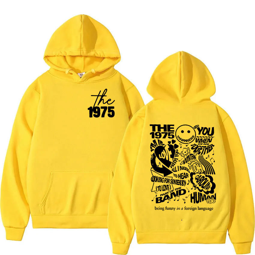 The 1975 Music Album Print Hoodie Men's Women Casual Fashion