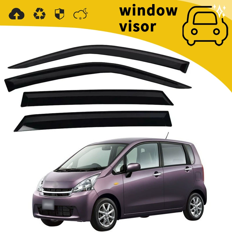Подходит для Daihatsu Move 2011 г., дождевые накладки дверей и окон, декоративная дождезащитная панель