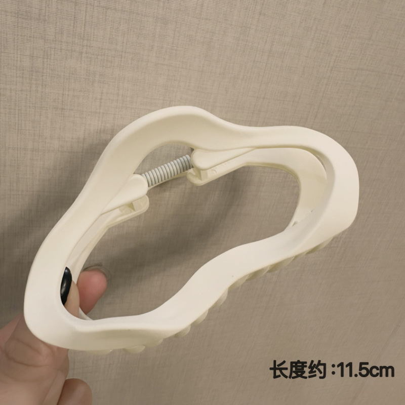 法式橡皮漆抓夹大号发量大多巴胺高级感发夹女两元店发饰头饰品|undefined