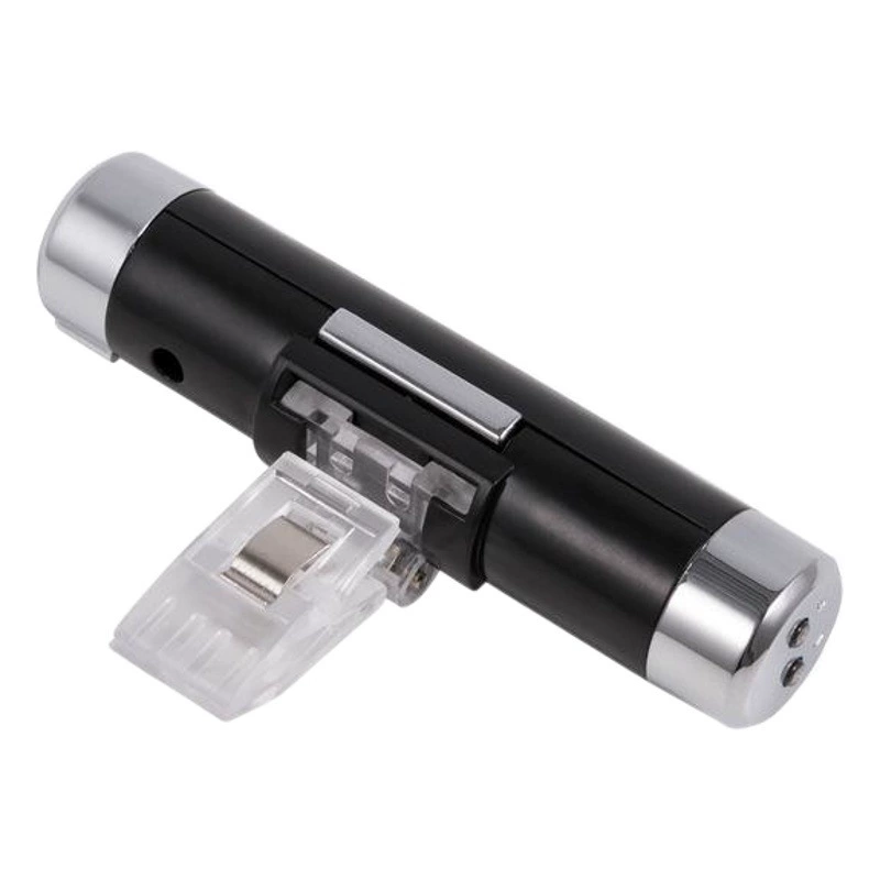 Автомобильные электронные часы два-в-одном Синяя подсветка светодиодный цифровой дисплей Автомобильный термометр светящиеся часы на выходе воздуха