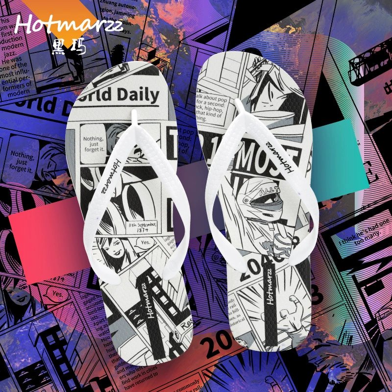 Hotmarzz черная Ма мужская новая модель шлепанцы противоскользящие повседневные холодные тапочки в домашней ванной перетаскивания ноги на пляже