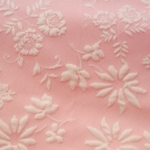 新品 梭织涤纶立体泡泡提花布 浮雕纯色女装花卉新中式连衣裙布料