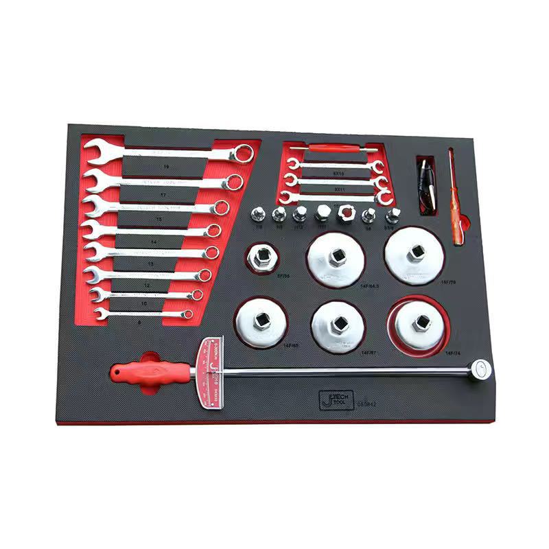 JIEKE 자동 수리 공장 도구 트롤리 팔레트 세트 RC-76S 200개 121+37개 167개 단일 레이어 판매 가능