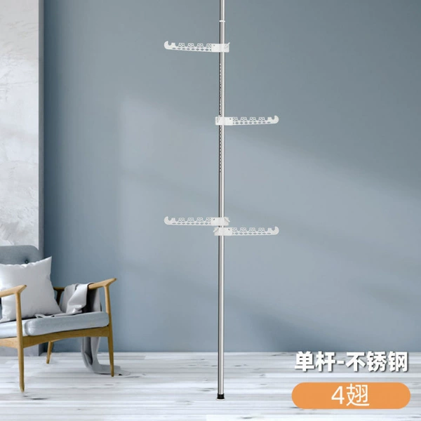 Stainless steel standing four wings