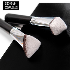Cross-border product 3D4D pyramid shaped multi-faceted liquid cream contouring foundation brush for professional makeup artists