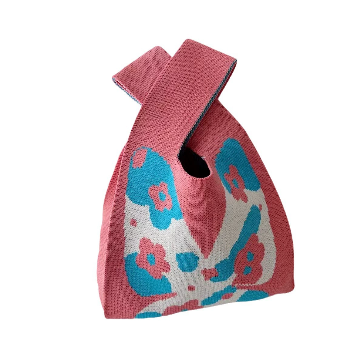 Knitted Wrist Bag Set, Custom Thickened Design, Small Tote 20–36, Multi-Pattern Pack