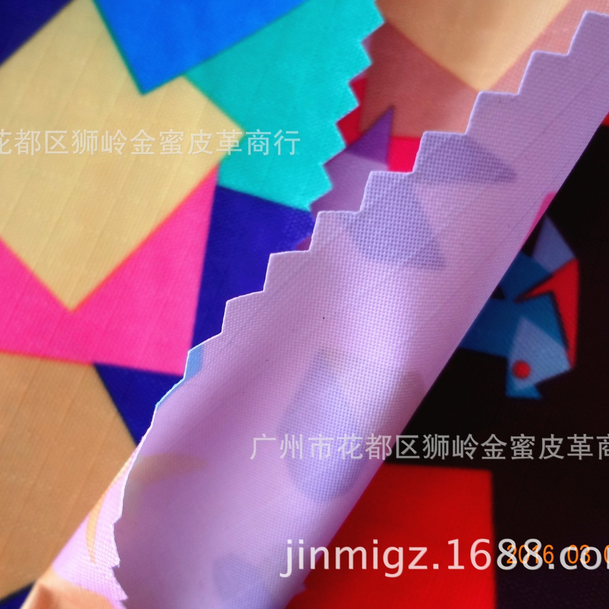 销售各种涤纶布，折纸印花布购物袋手袋面料，210D格子PVC牛津布