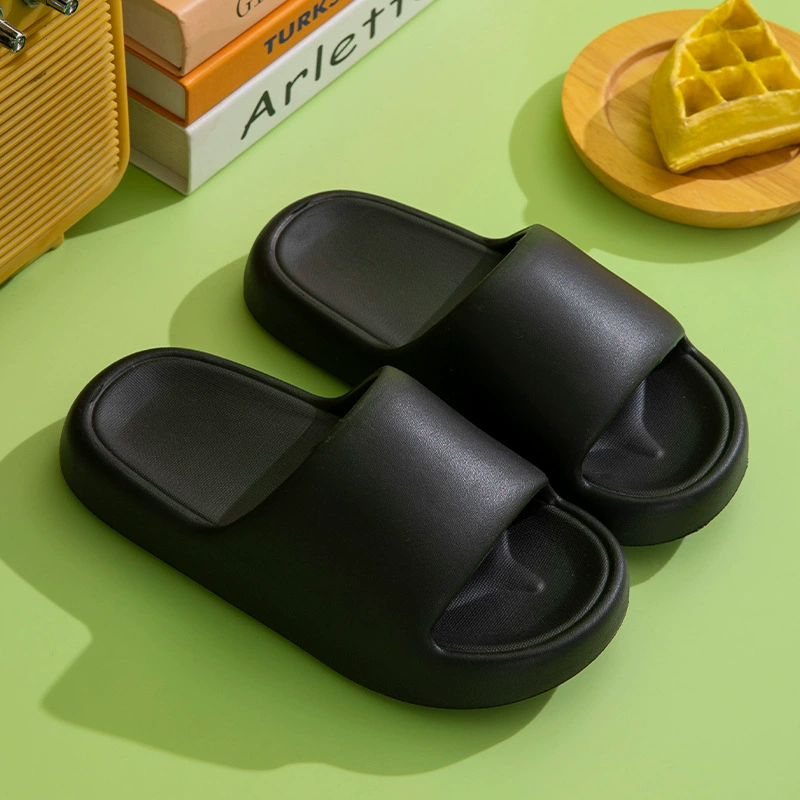 Summer Slide Slippers, Soft Sole, Non-Slip, Sizes 36–45, Heel 1.8/2.5 cm