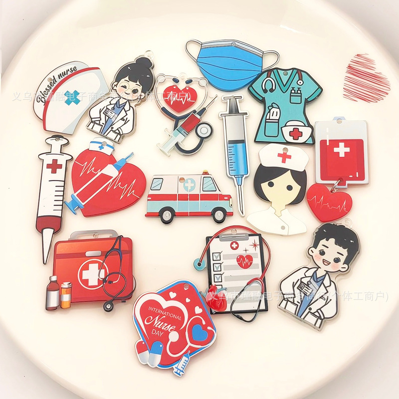 Foreign Trade Amazon Thanksgiving Nurses Day Theme Decoration Props Supplies Acrylic Medical Care Series Doctors Foreign Trade Amazon Thanksgiving Nurses Day Theme Decoration Props Supplies Acrylic Medical Care Series Doctors