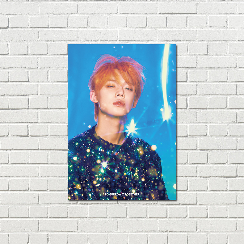 Tomorrow X Together海報 1套8張 韓國男團TXT周邊明星寫真牆貼紙